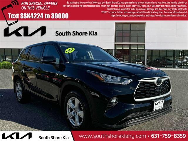 used 2020 Toyota Highlander car, priced at $27,987