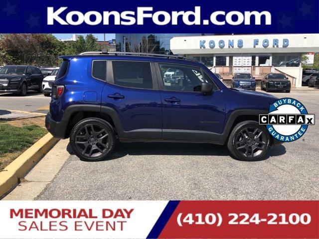 used 2021 Jeep Renegade car, priced at $18,595
