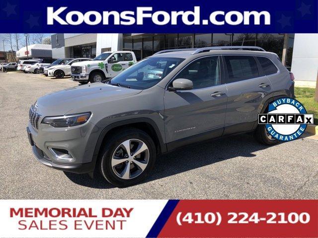 used 2021 Jeep Cherokee car, priced at $25,297