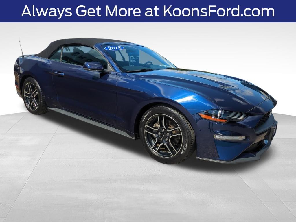 used 2018 Ford Mustang car, priced at $20,795