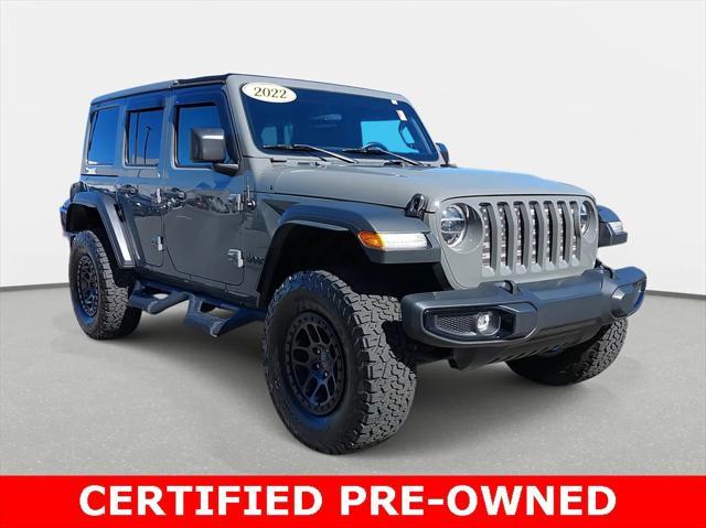 used 2022 Jeep Wrangler Unlimited car, priced at $39,761