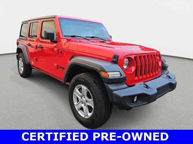 used 2022 Jeep Wrangler Unlimited car, priced at $29,657