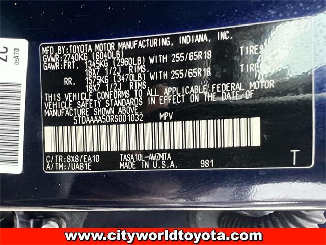 used 2024 Toyota Grand Highlander car, priced at $43,190