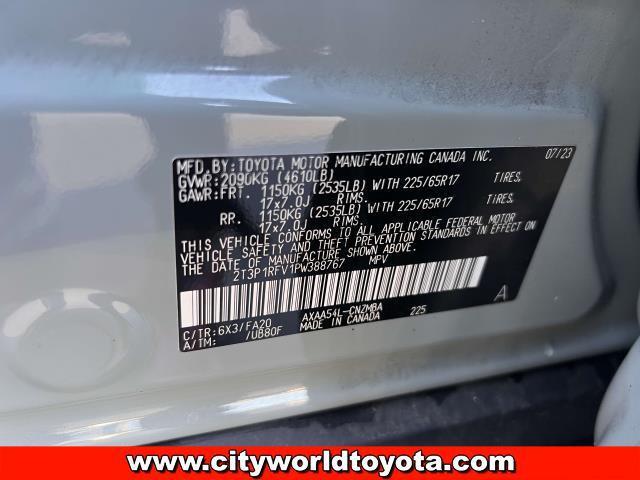 used 2023 Toyota RAV4 car, priced at $30,790