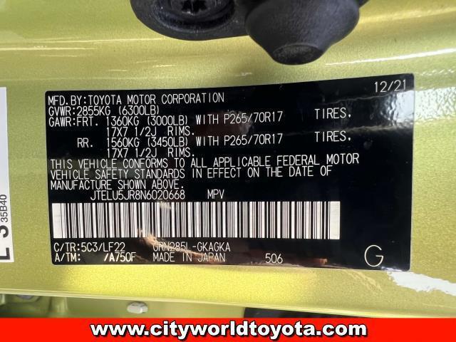 used 2022 Toyota 4Runner car, priced at $52,690