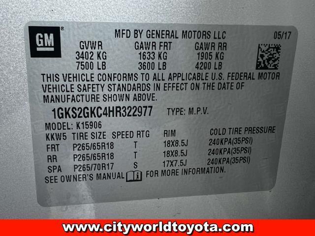 used 2017 GMC Yukon XL car, priced at $23,690