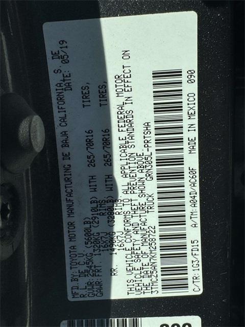 used 2019 Toyota Tacoma car, priced at $33,504