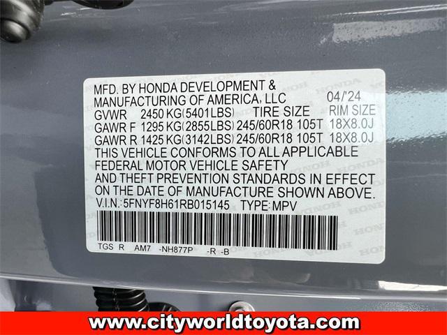 used 2024 Honda Passport car, priced at $36,290