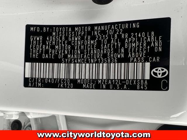 used 2022 Toyota Corolla car, priced at $21,190