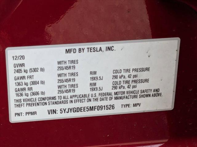 used 2021 Tesla Model Y car, priced at $24,996