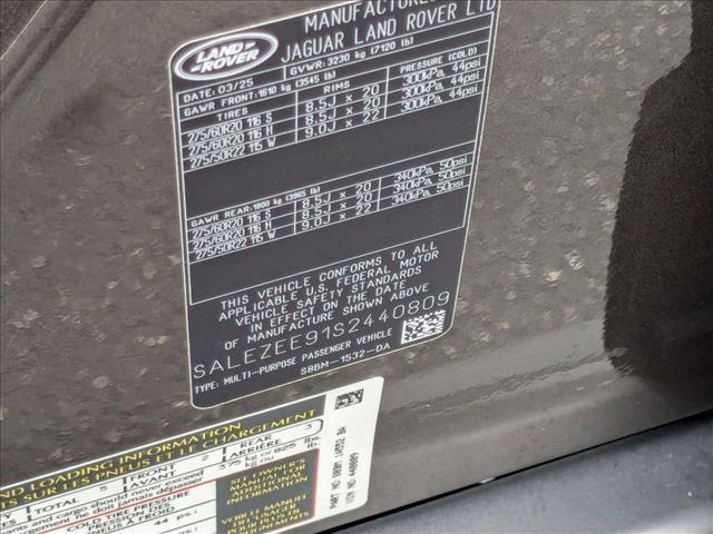 new 2025 Land Rover Defender car, priced at $165,533