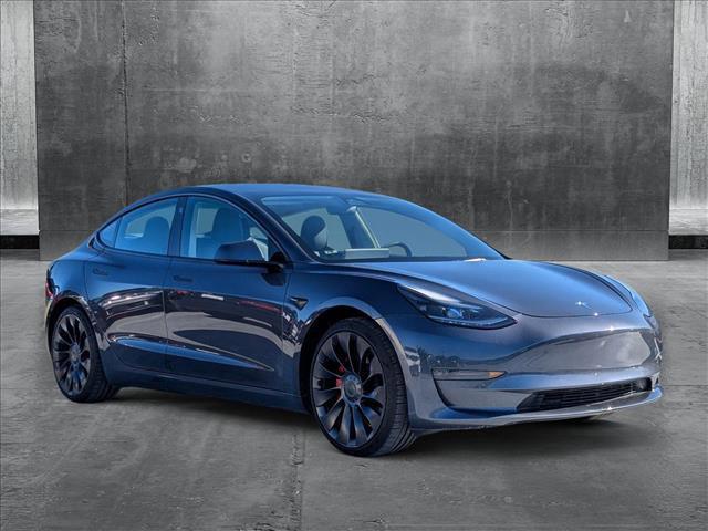 used 2022 Tesla Model 3 car, priced at $33,991