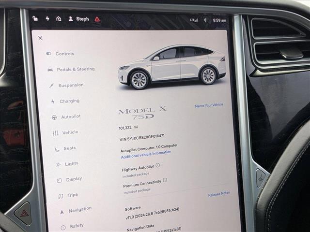 used 2016 Tesla Model X car, priced at $24,398