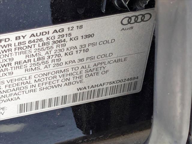 used 2019 Audi Q7 car, priced at $27,496