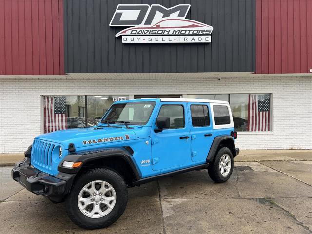 used 2021 Jeep Wrangler Unlimited car, priced at $32,875