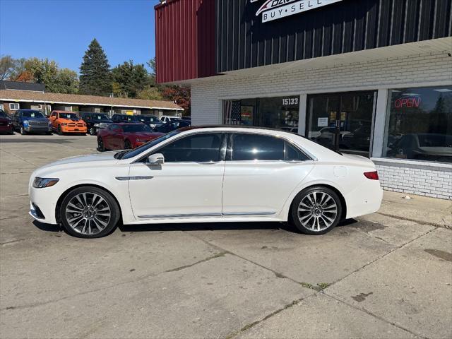 used 2017 Lincoln Continental car, priced at $26,615