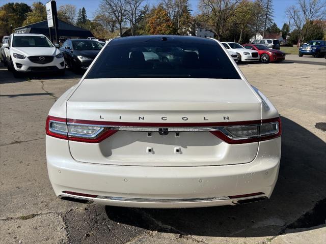 used 2017 Lincoln Continental car, priced at $26,615