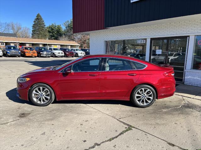 used 2017 Ford Fusion car, priced at $16,240