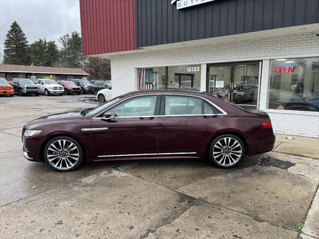 used 2017 Lincoln Continental car, priced at $27,215