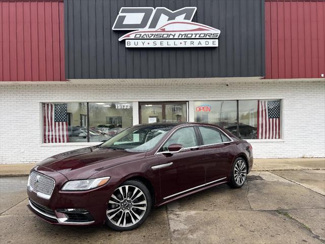 used 2017 Lincoln Continental car, priced at $27,215