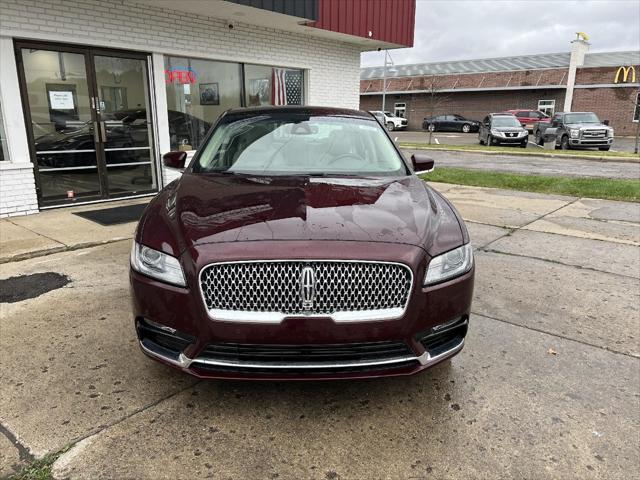 used 2017 Lincoln Continental car, priced at $27,215