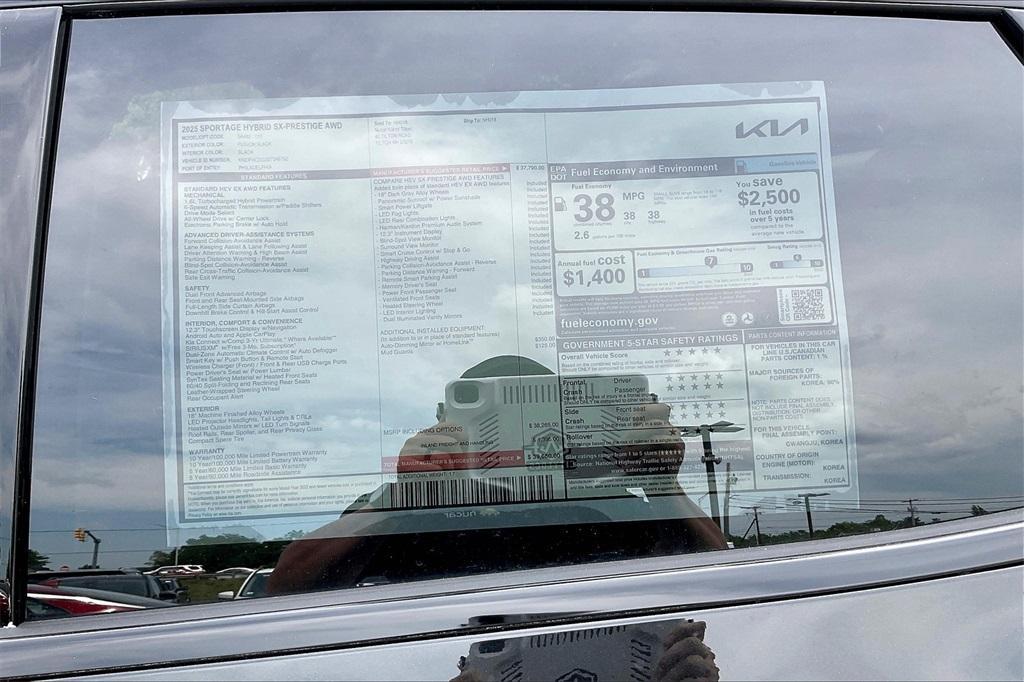 new 2025 Kia Sportage Hybrid car, priced at $37,910