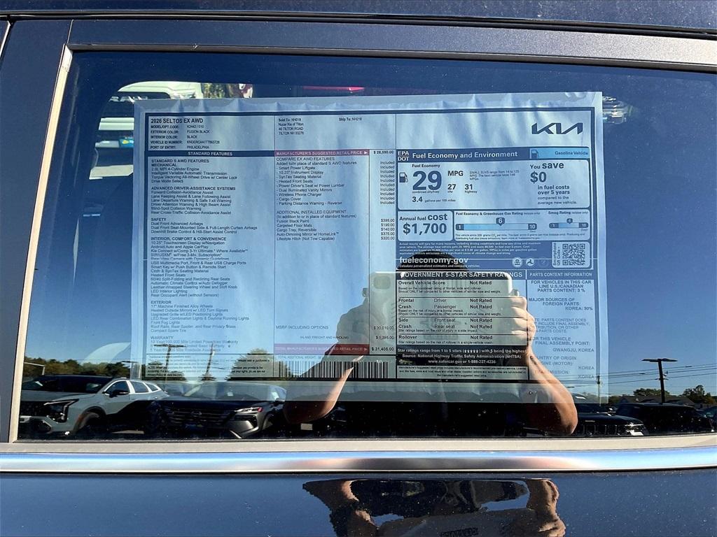 new 2026 Kia Seltos car, priced at $29,472