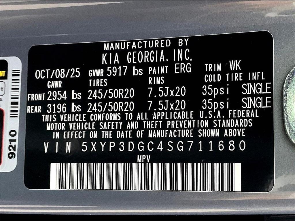 new 2025 Kia Telluride car, priced at $43,325