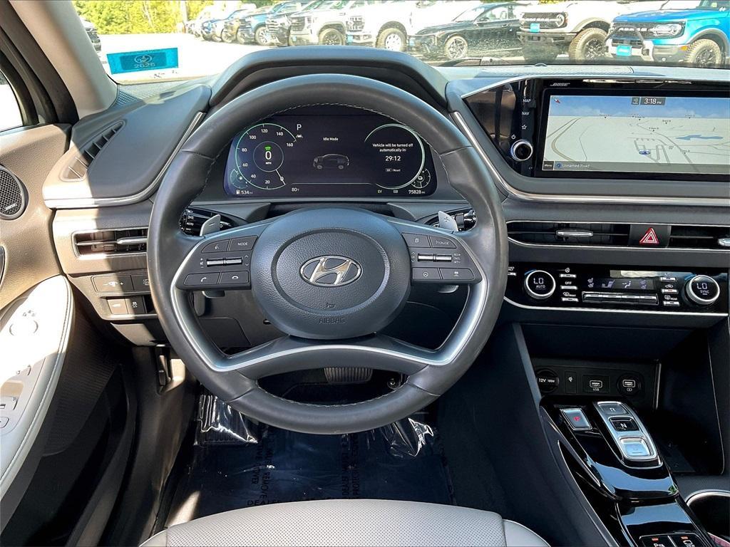 used 2022 Hyundai Sonata Hybrid car, priced at $18,997