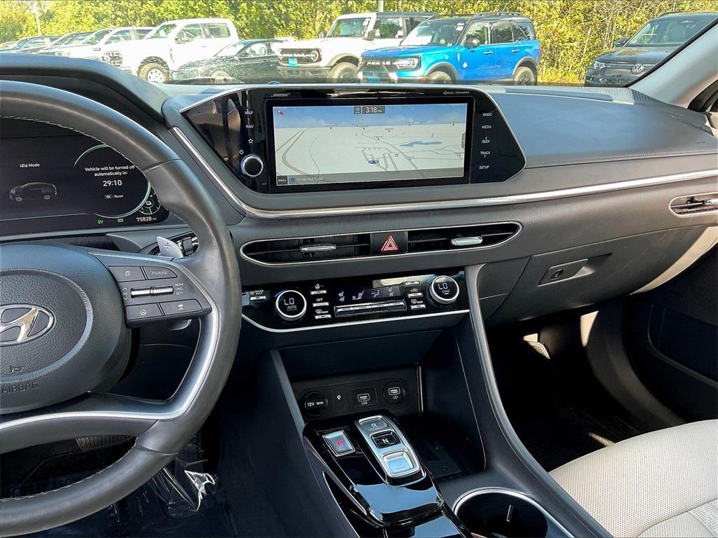 used 2022 Hyundai Sonata Hybrid car, priced at $18,997