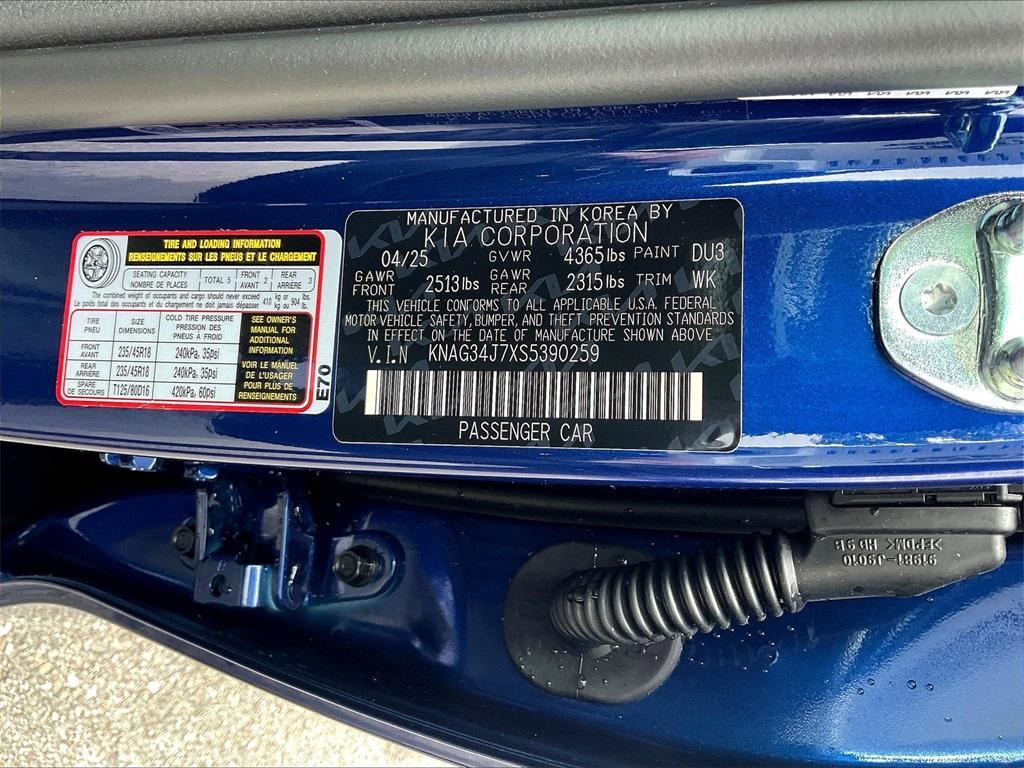 new 2025 Kia K5 car, priced at $32,267