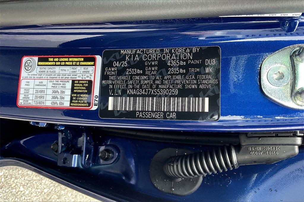 new 2025 Kia K5 car, priced at $33,825