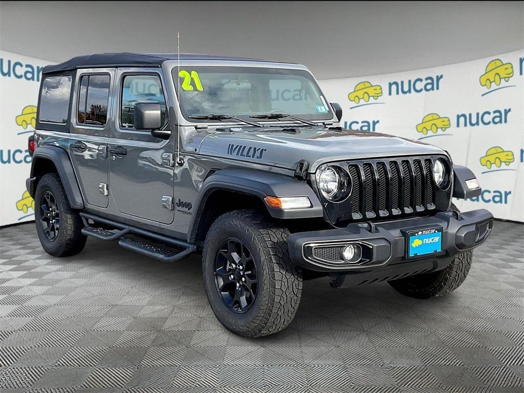 used 2021 Jeep Wrangler Unlimited car, priced at $28,944
