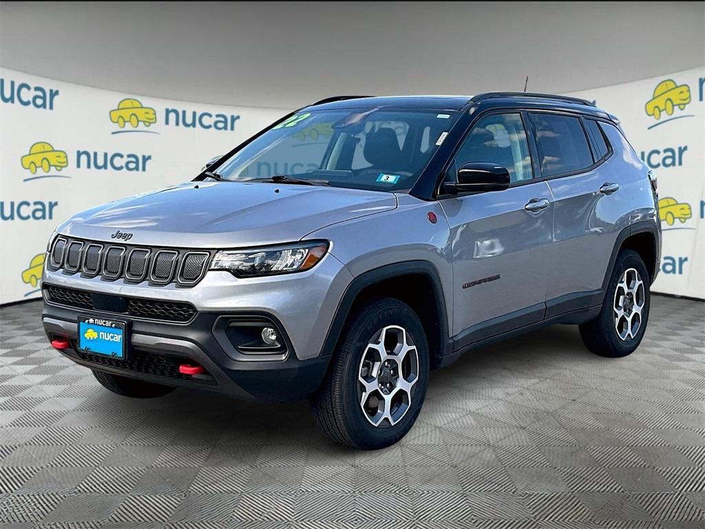 used 2022 Jeep Compass car, priced at $23,567