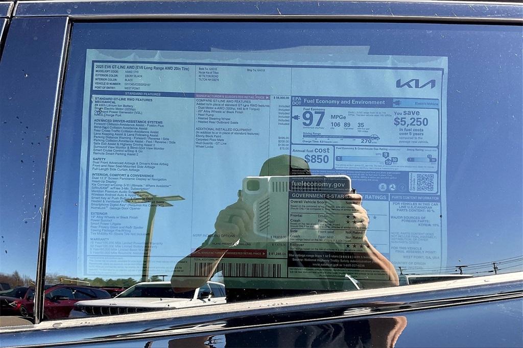 new 2025 Kia EV6 car, priced at $45,205