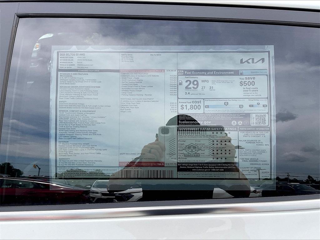 new 2025 Kia Seltos car, priced at $26,922