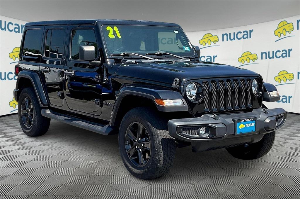used 2021 Jeep Wrangler Unlimited car, priced at $35,423