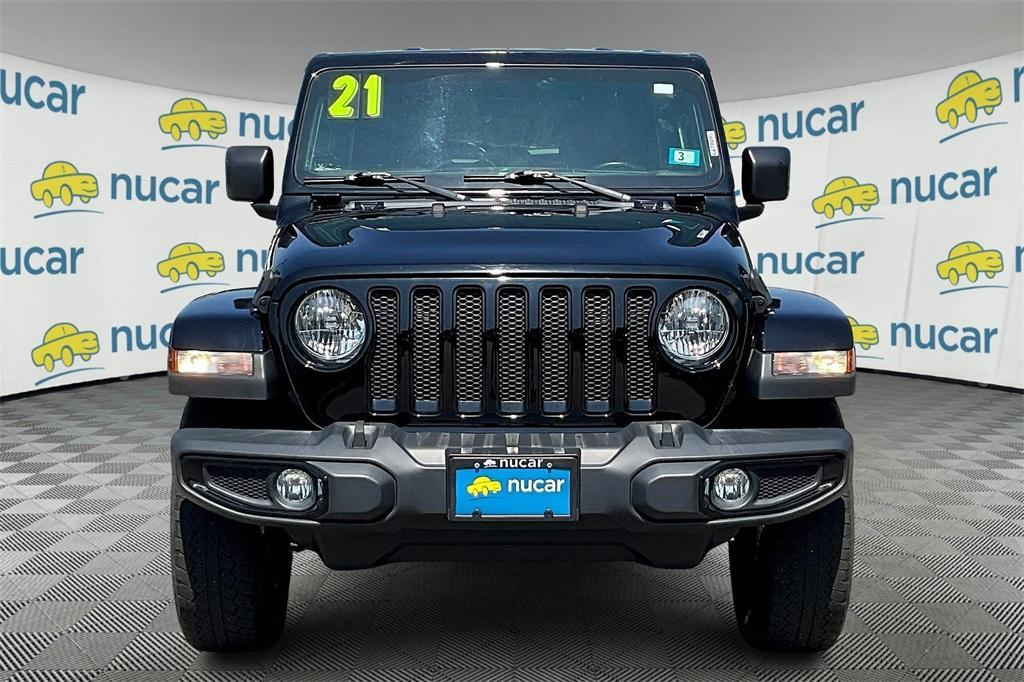 used 2021 Jeep Wrangler Unlimited car, priced at $35,423