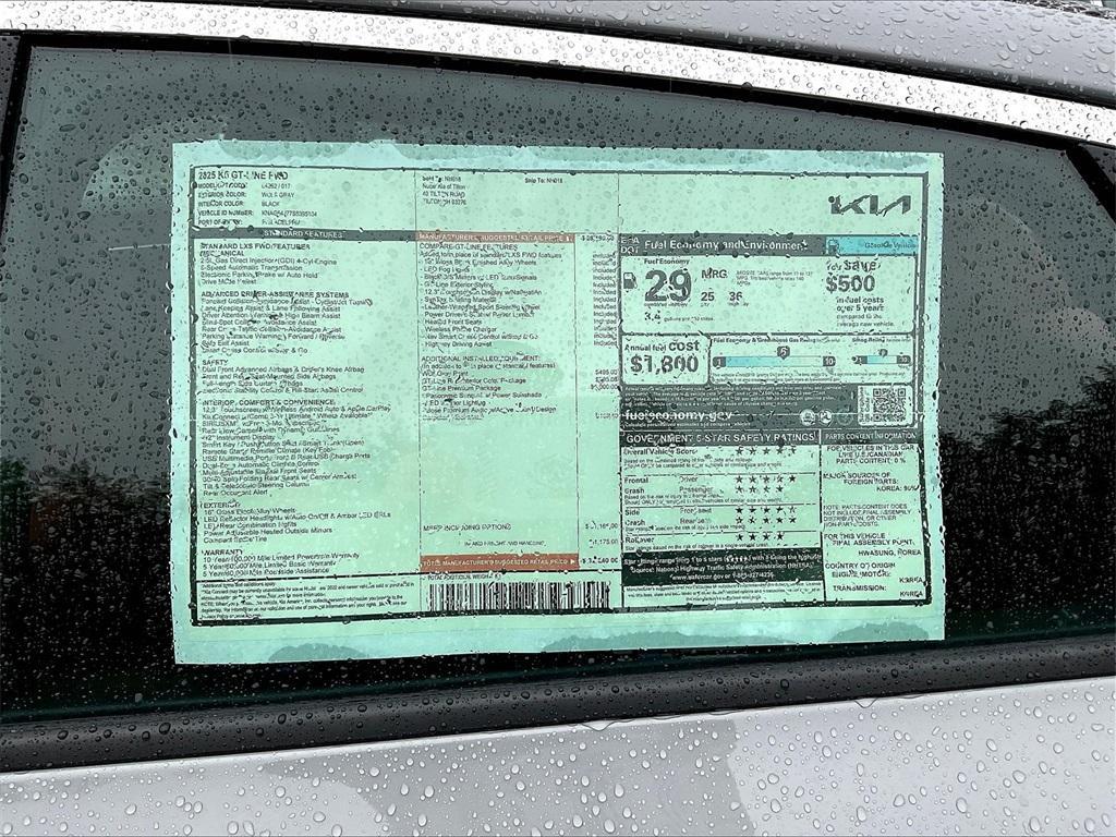 new 2025 Kia K5 car, priced at $29,615