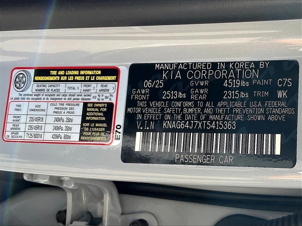 new 2026 Kia K5 car, priced at $31,350