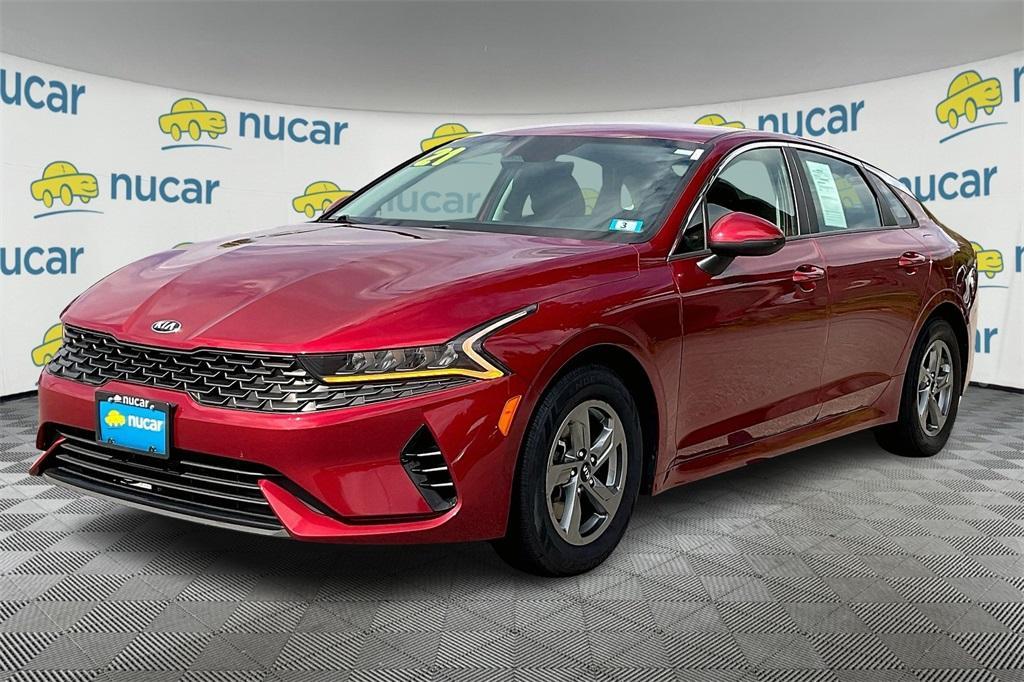 used 2021 Kia K5 car, priced at $17,384