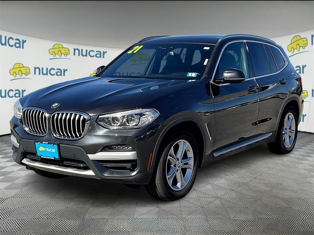 used 2021 BMW X3 car, priced at $25,457