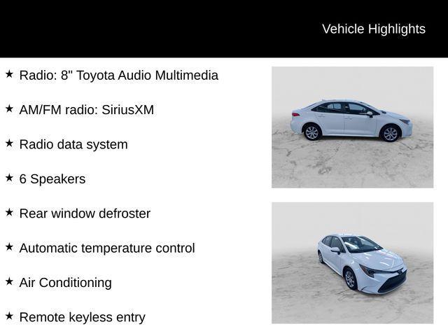 used 2024 Toyota Corolla car, priced at $21,995