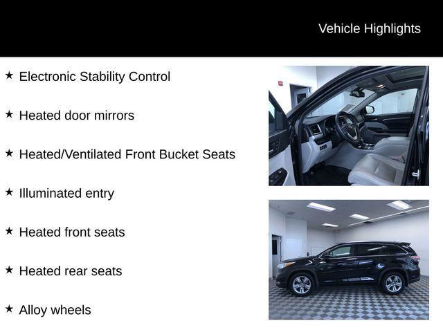 used 2016 Toyota Highlander car, priced at $18,995