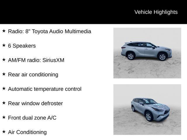used 2024 Toyota Highlander car, priced at $36,995