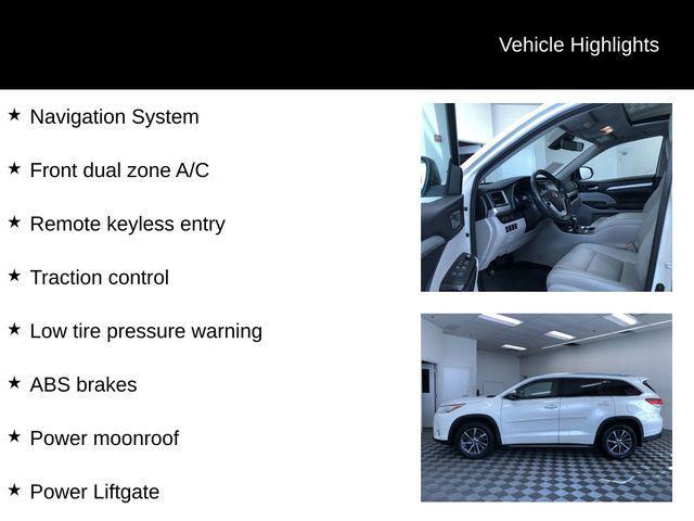 used 2017 Toyota Highlander car, priced at $25,995