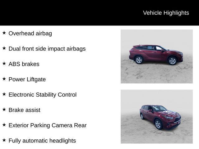 used 2020 Toyota Highlander car, priced at $23,995