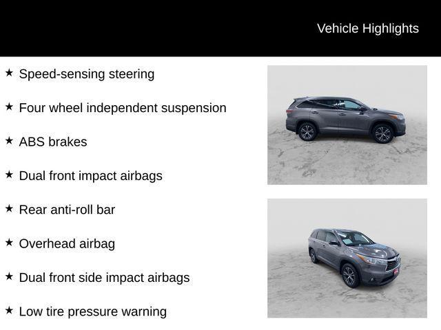 used 2016 Toyota Highlander car, priced at $19,995