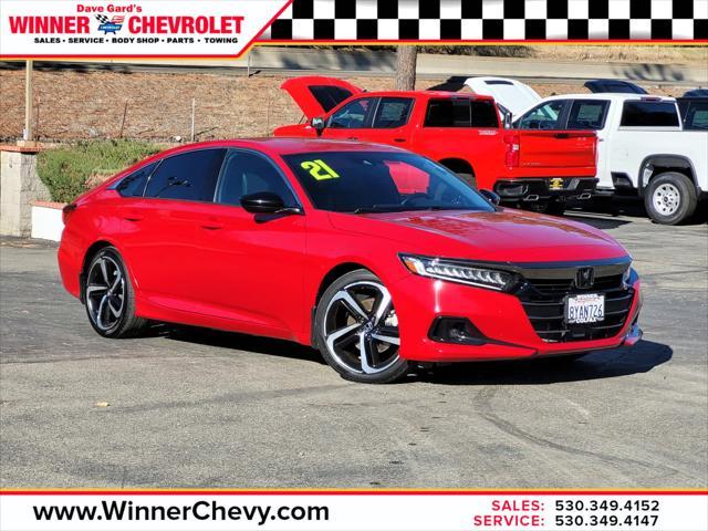 used 2021 Honda Accord car, priced at $23,993