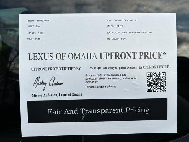 used 2019 Ford F-150 car, priced at $22,000